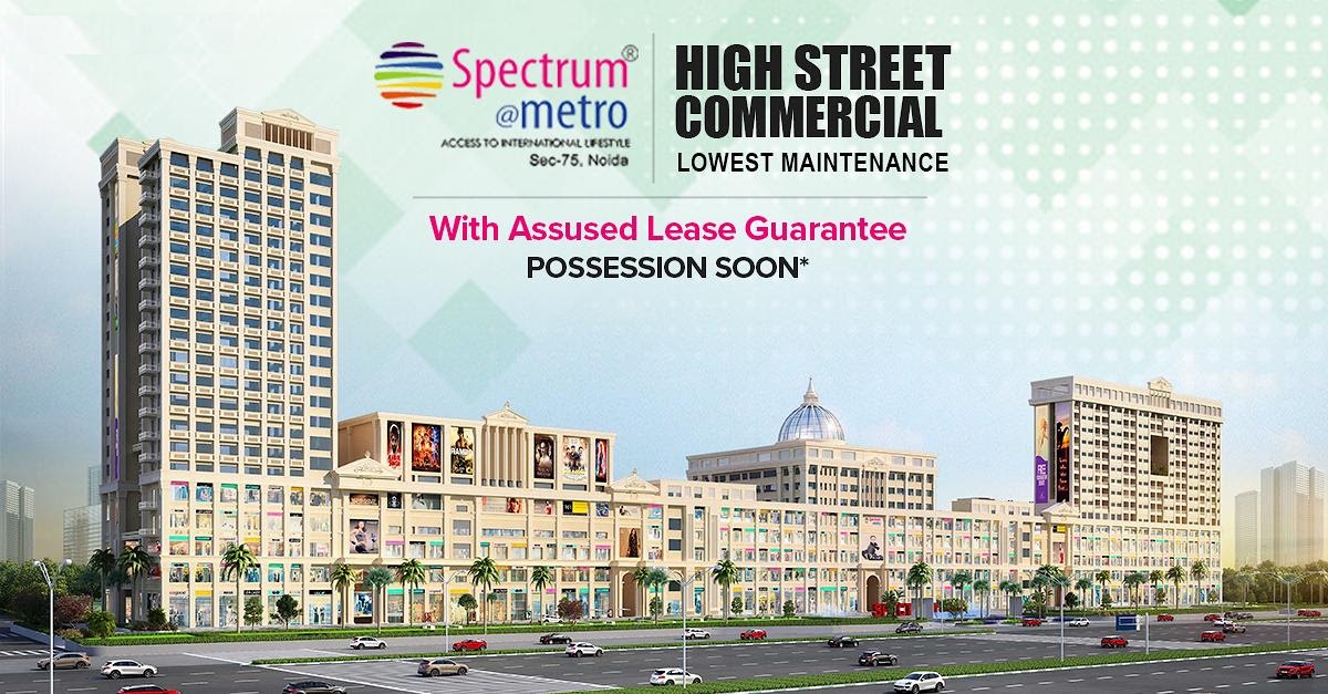 Possession soon with assured lease guarantee at Blue Spectrum Metro, Noida