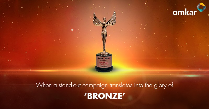 Omkar Realtors won a bronze in Multichannel Marketing - Consumer Brands 2018