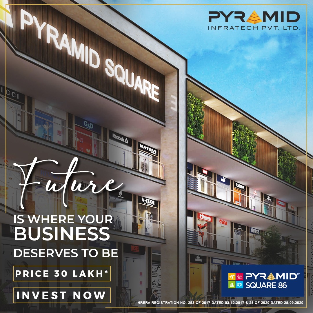 Investment starting Rs 30 Lac at Pyramid Square 86, Gurgaon