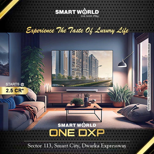 Introducing Smart World One DXP 3.5/ 4.5 BHK luxury apartments at Sector 113, Gurgaon