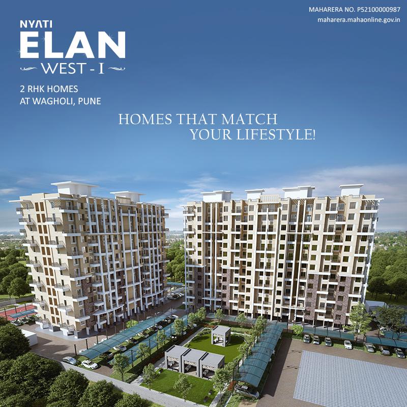 Reside in home that match your lifestyle at Nyati Elan West I in Pune