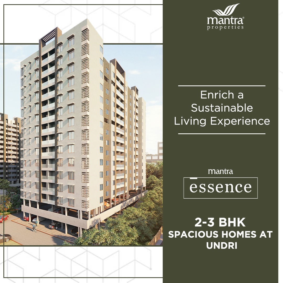 Presenting 2 and 3 BHK spacious homes at Mantra Essence in Undri, Pune