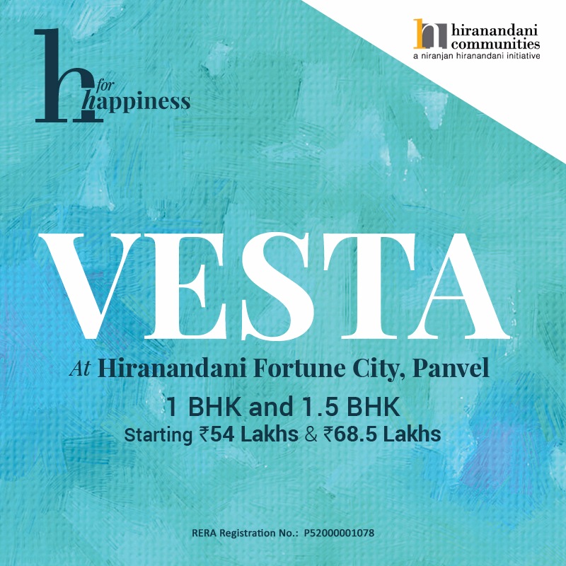 Hiranandani Vesta a beautiful abode at Hiranandani Fortune City in Navi Mumbai Update