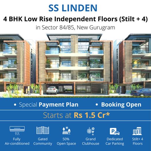 Special payment plan, booking open at Sector 84, Gurgaon