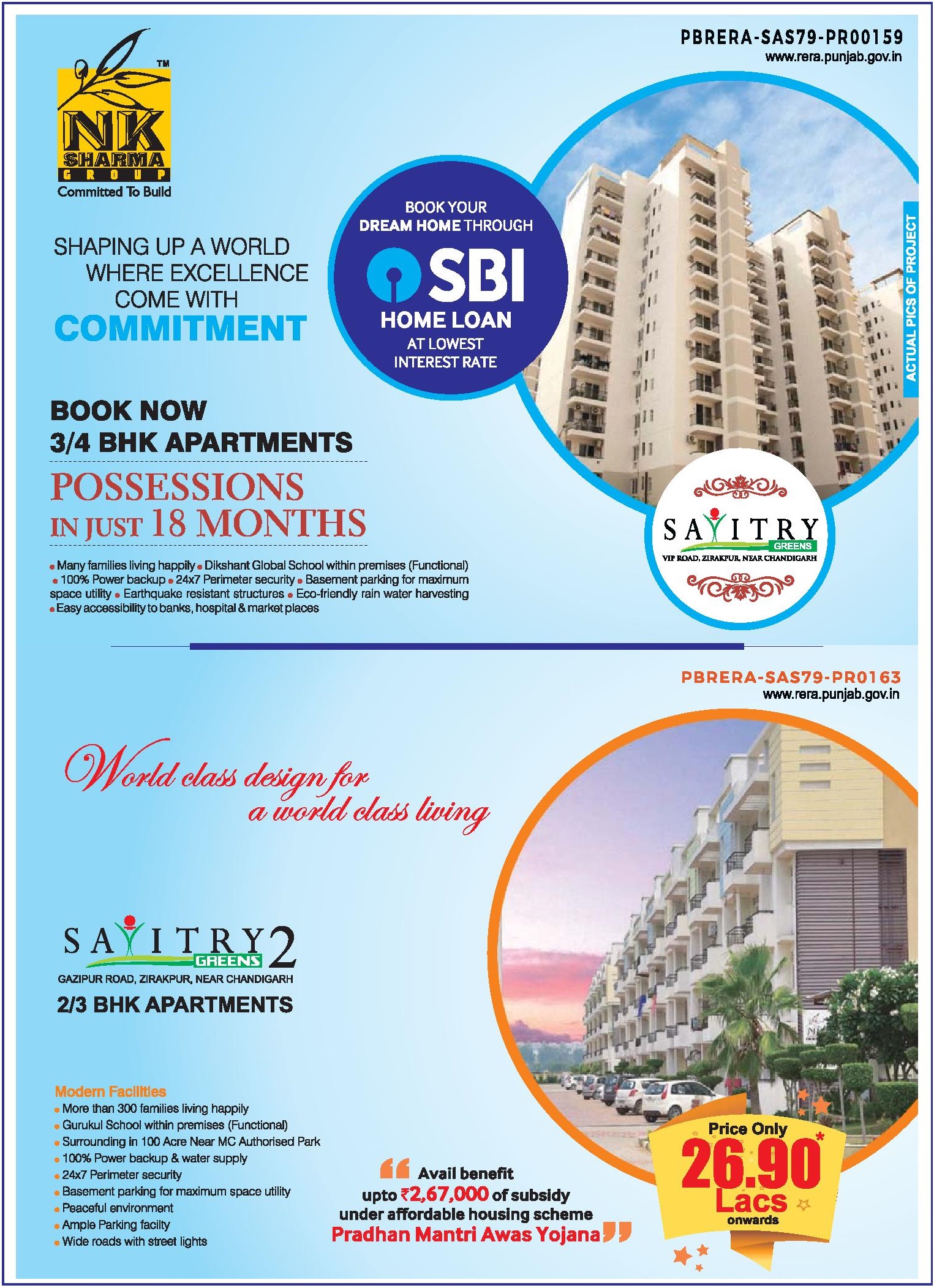 Invest at NK Projects in Chandigarh