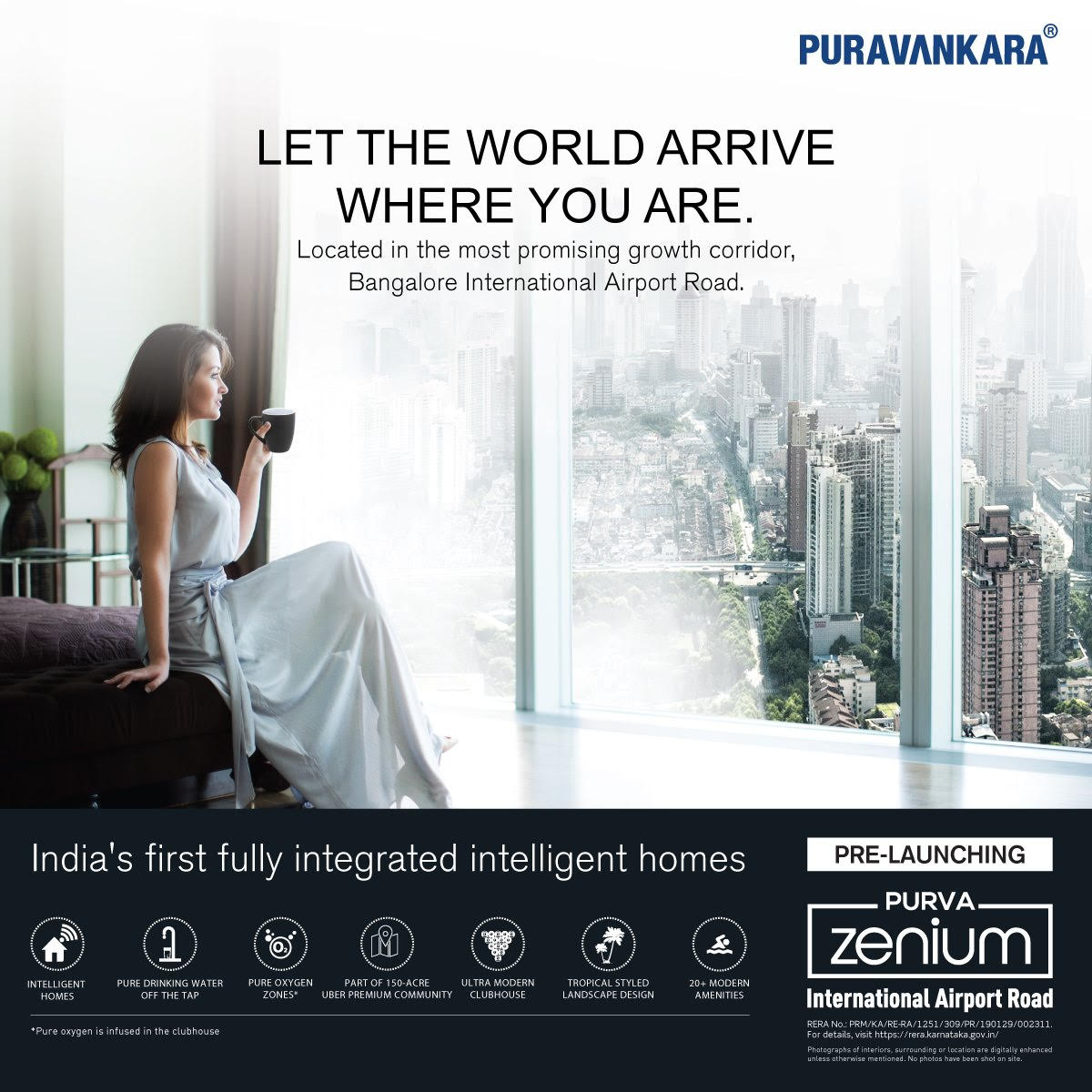 Purva Zenium India's first fully integrated intelligent homes in Bangalore Update