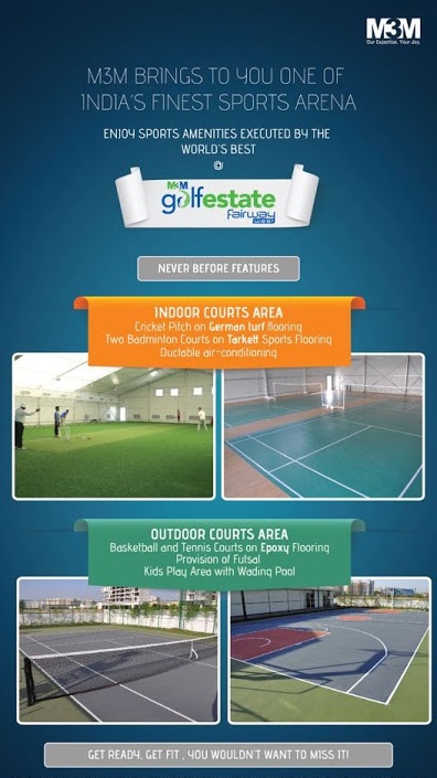 M3M brings to you one of India's finest sports arena at M3M Golf Estate in Gurgaon