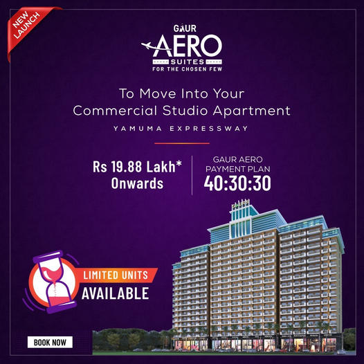 Limited units available at Gaur Aero Suites, Noida Update