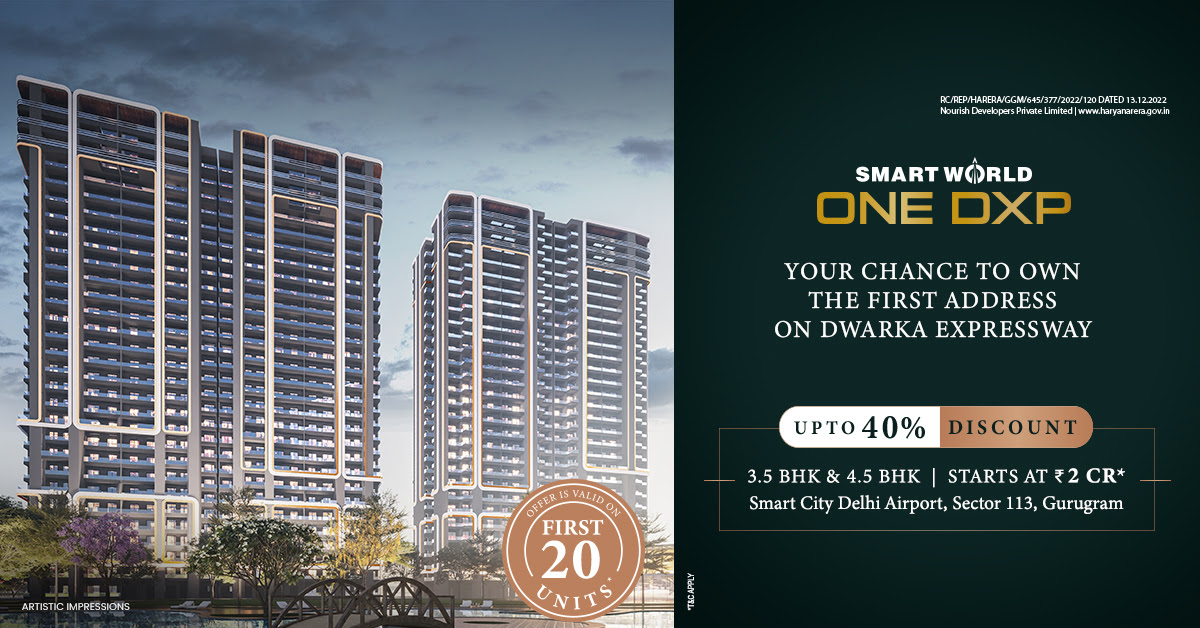 Upto 40% discount at Smart World One Dxp in Sector 113, Gurgaon