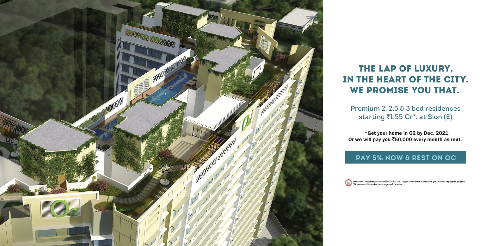 Premium 2, 2.5 & 3 bed residences starting Rs 1.55 Cr at Ahuja O2 in Sion (E), Mumbai Update