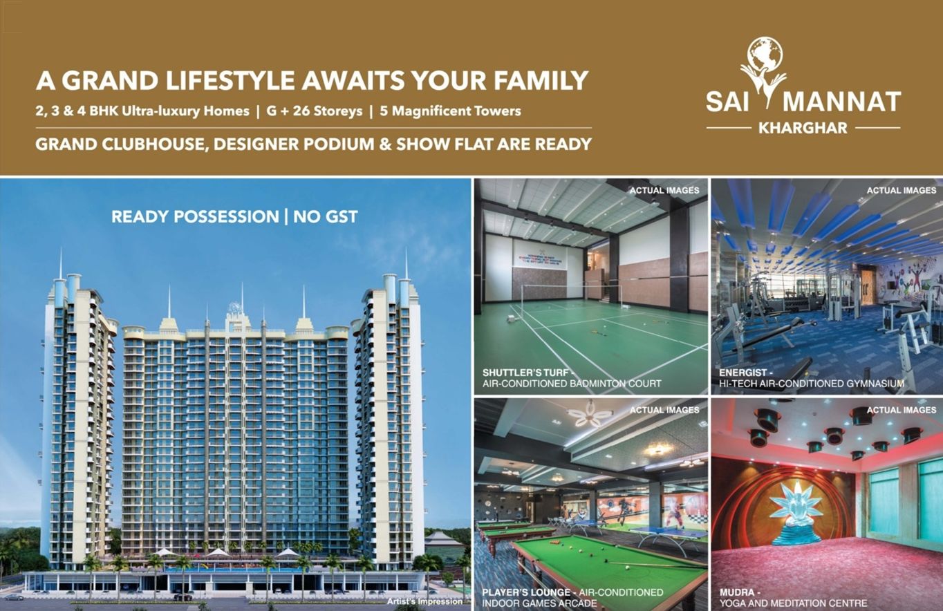 A grand lifestyle awaits your family at Paradise Sai Mannat  in Navi Mumbai Update