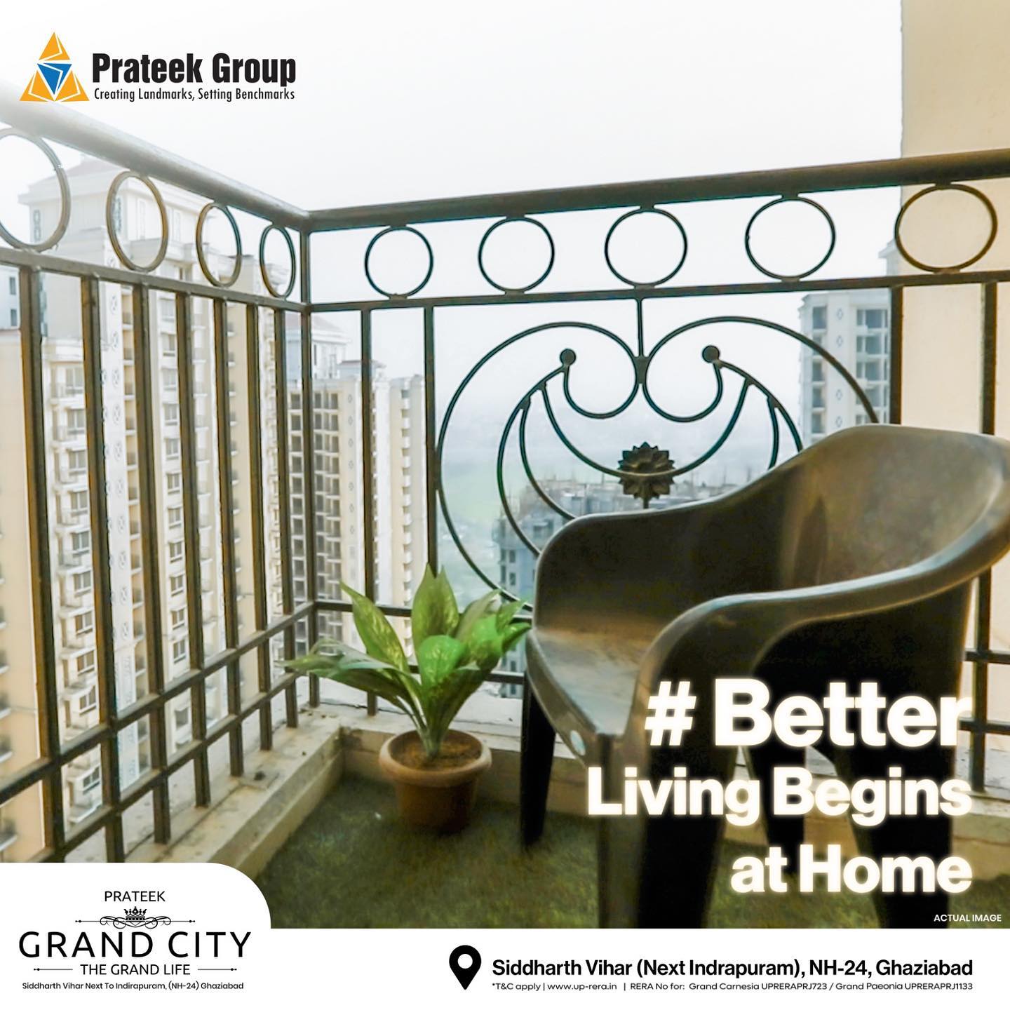 Prateek Grand City surrounded by fresh air yet close to Delhi Update