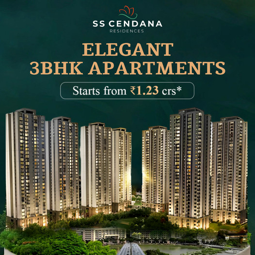 Elegant 3 BHK Apartments Rs 1.23 Cr onwards at SS Cendana Residence, Gurgaon