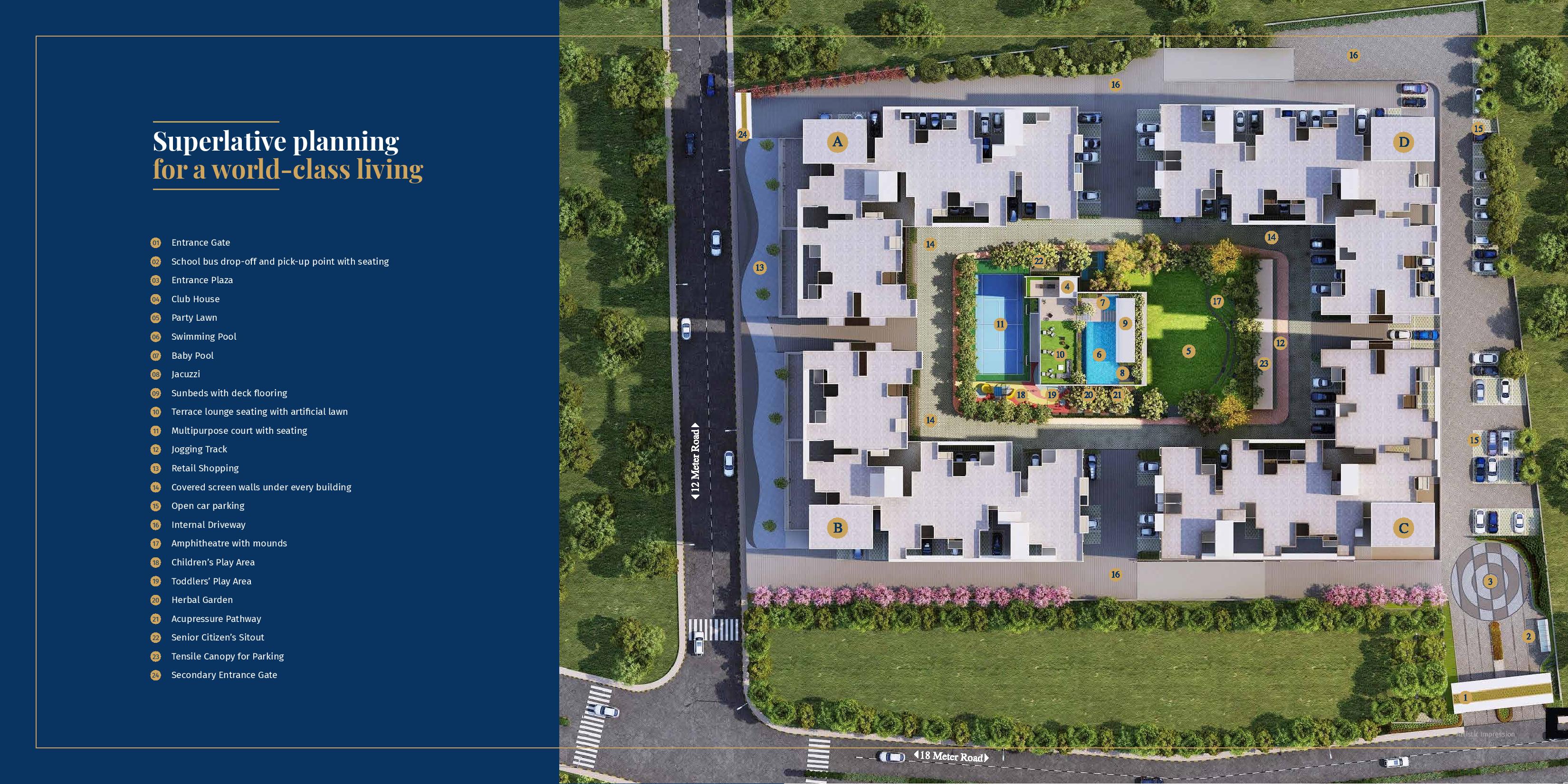 Site plan of Rama Metro Life in Tathawade, Pune Update