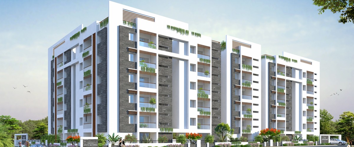 Stunning and serene contemporary residential apartments in Vamsiram Jyothi Botanica