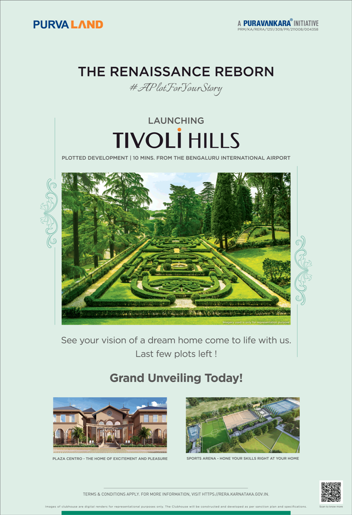 Pre-launching at Purva Tivoli Hills in Devanahalli, Bangalore