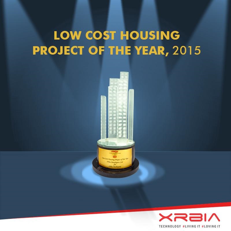 Xrbia won the Low Cost Housing Project Of The Year Award in 2015