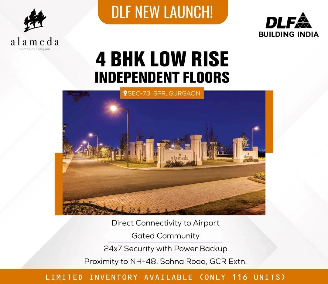 Limited inventory available (only 16 units) at DLF Alameda in Sector 73, Gurgaon