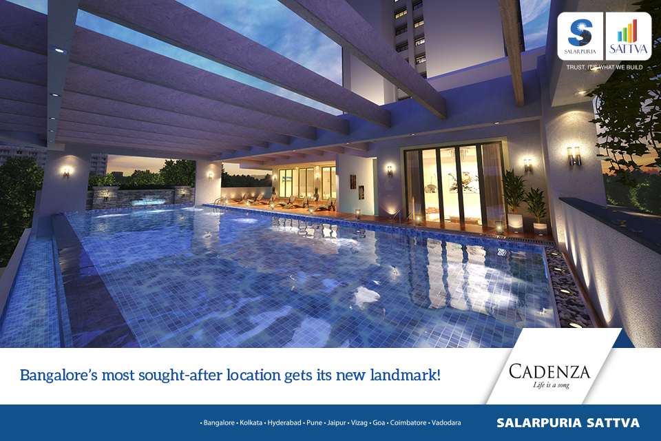 Choices of lifestyle amenities at Salarpuria Sattva Cadenza