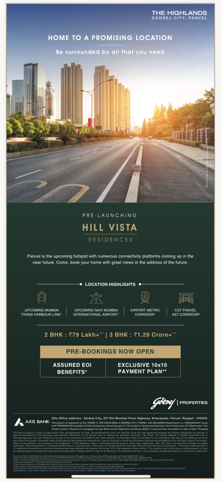 Pre bookings now open at Godrej City The Highlands, Mumbai Update