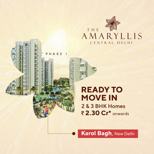 Ready to move in 2 and 3 BHK Home Rs 2.30 Cr at Unity The Amaryllis in New Delhi