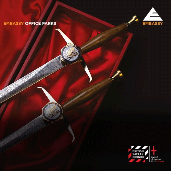 Embassy Group awarded the Sword of Honour for excellence in health and safety management