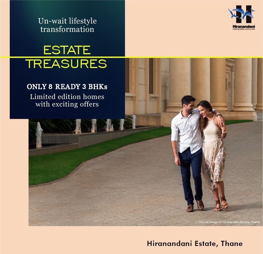 Hiranandani Estate Treasures, limited edition homes with exicting offers in Thane, Mumbai