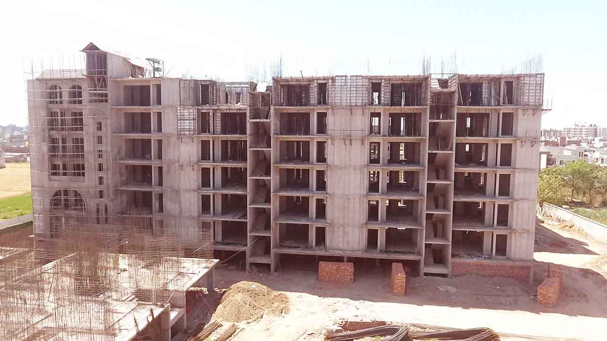 Construction update at SBP Gardenia in Sector 126, Mohali Update