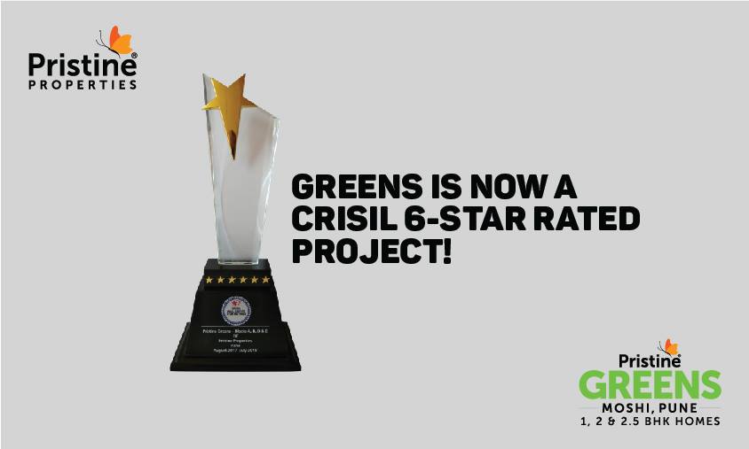 Pristine Greens is now a Crisil 6-STAR rated project