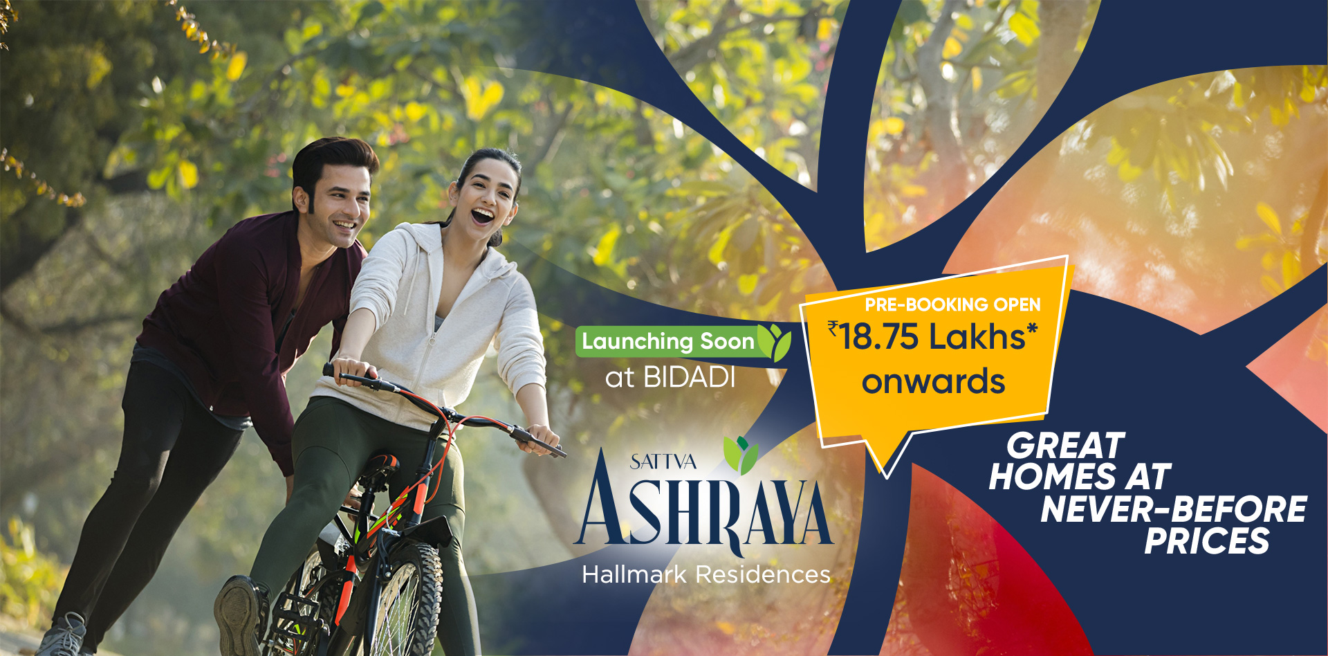 Pre-booking open Rs 18.75 Lac onwards at Salarpuria Sattva Ashraya, Bangalore
