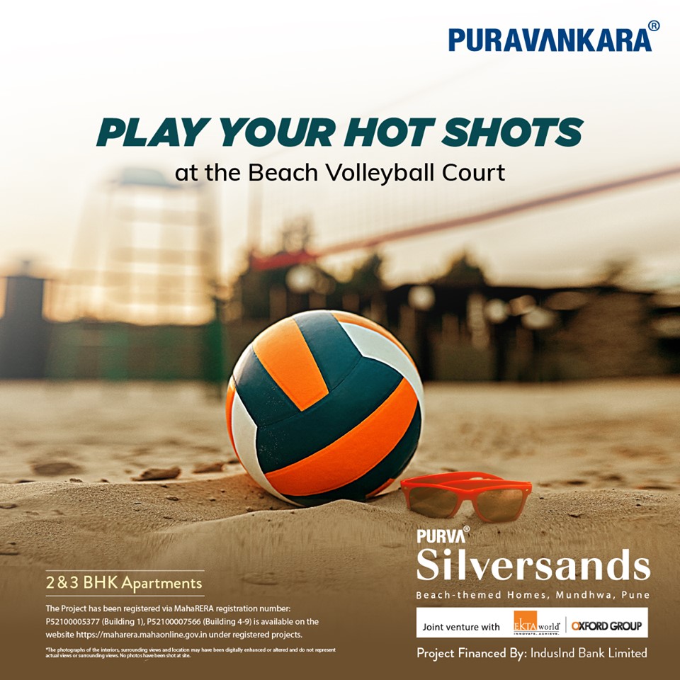 Purva Silver Sands offer Volleyball Court in Pune Update