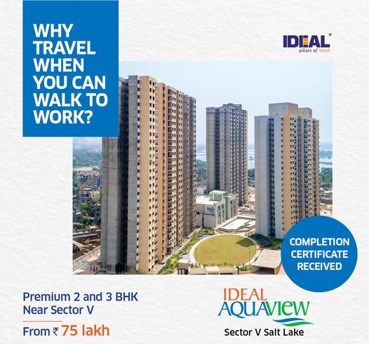 Completion certificate received at Ideal Aqua View in Kolkata Update