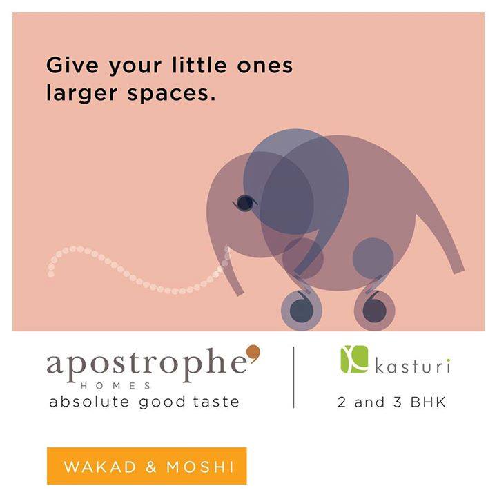 An absolute good taste of life for you and your little ones at Kasturi Apostrophe homes in Pune