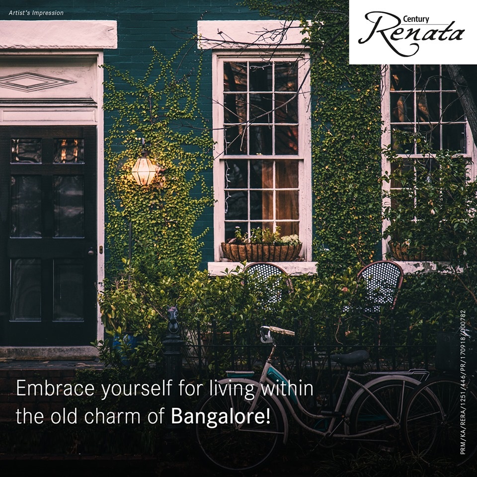Century Renata embrace yourself for living within the old charm of Bangalore