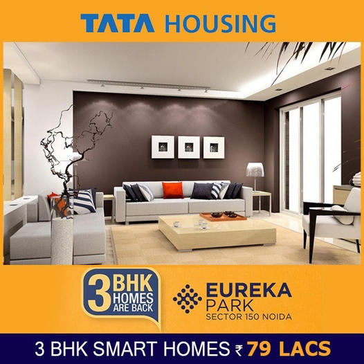 3 BHK Homes are Back in EUREKA Park Sector 150 Noida @ Rs 79 Lacs* by TATA Housing