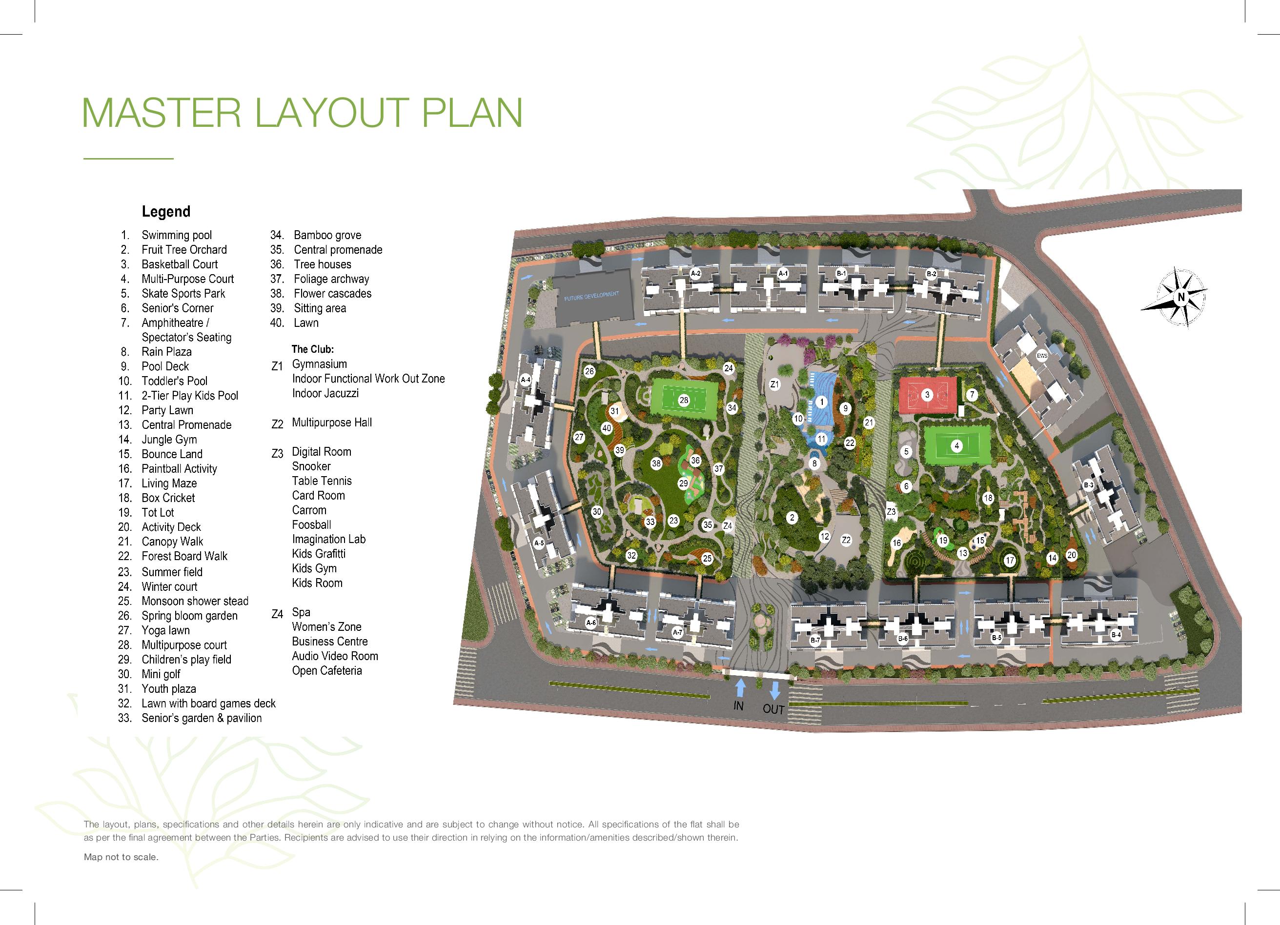 Master layout plan at Godrej Forest Grove in Mamurdi, Pune Update