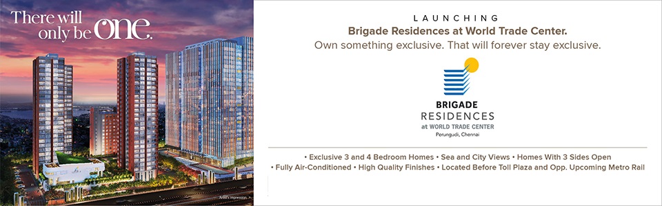 Launching Brigade Residences at World Trade Center in Perungudi, Chennai