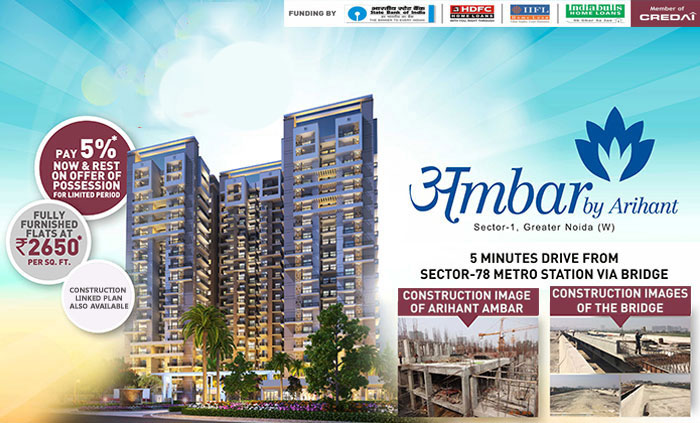 Arihant Ambar Construction updates and Linked plan available