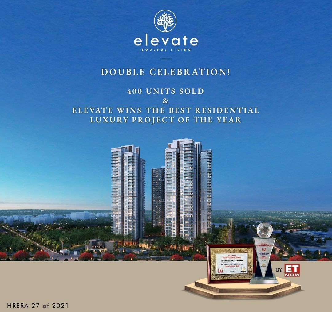 Conscient Hines Elevate wins the best residential luxury project of the year.
