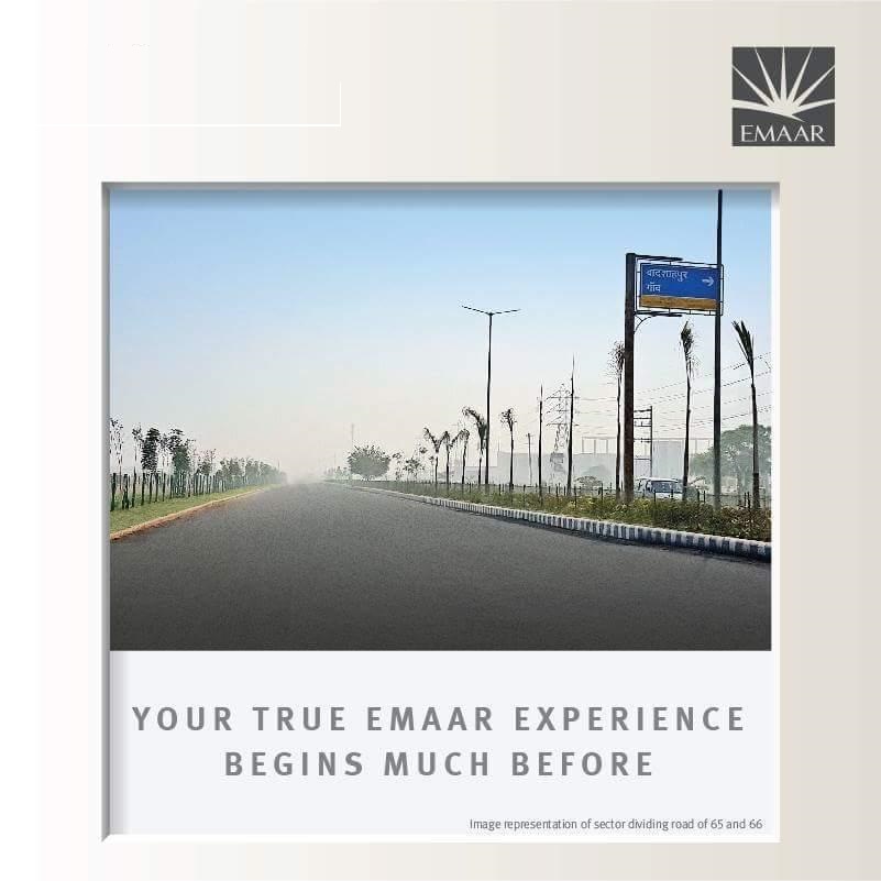 Emaar India is developing the sector dividing roads of 62, 65 and 66 in Gurugram which leads to Emaar Homes