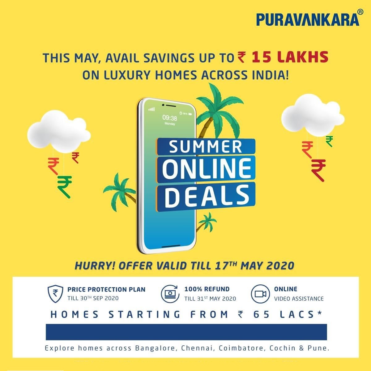 Puravankara offers savings up to 15 lakh on luxury homes across india