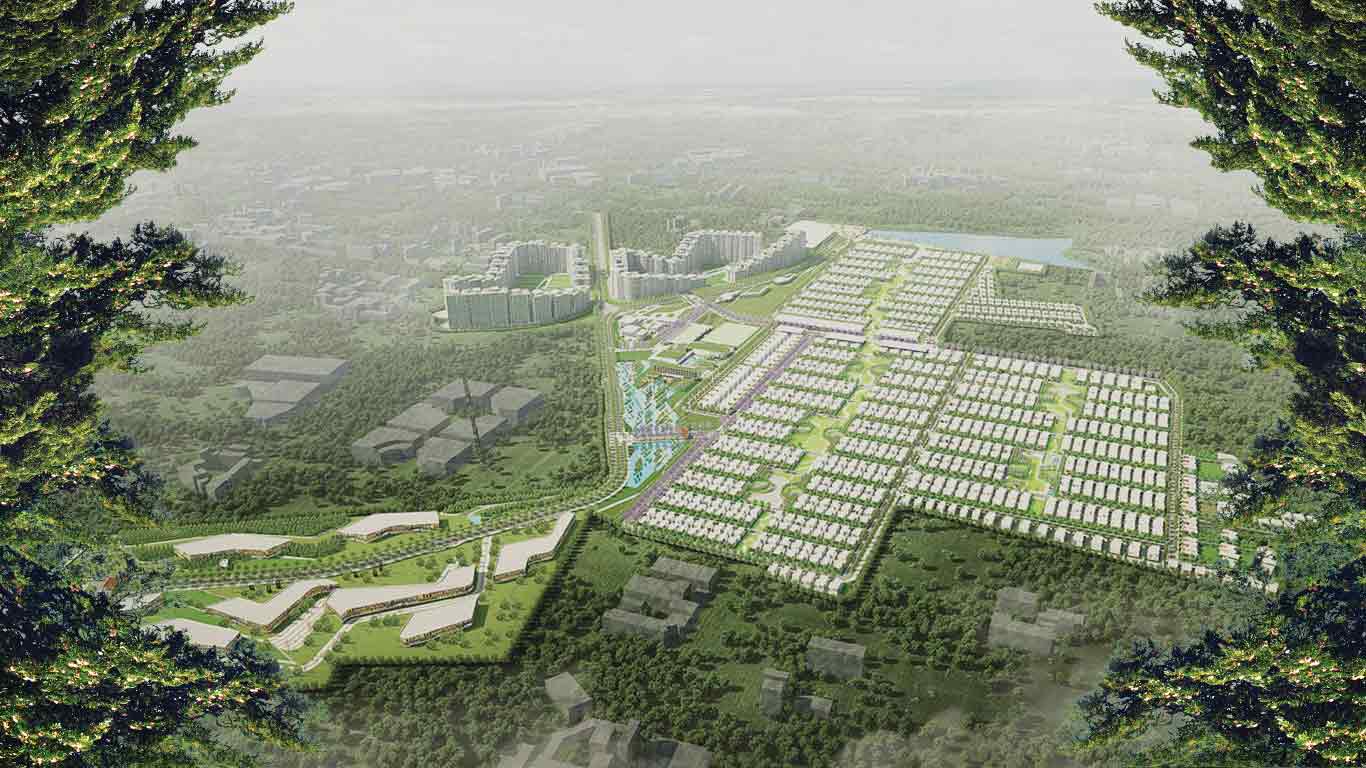 Embassy Springs includes plots, apartments, row house and villas, designed for the most discerning