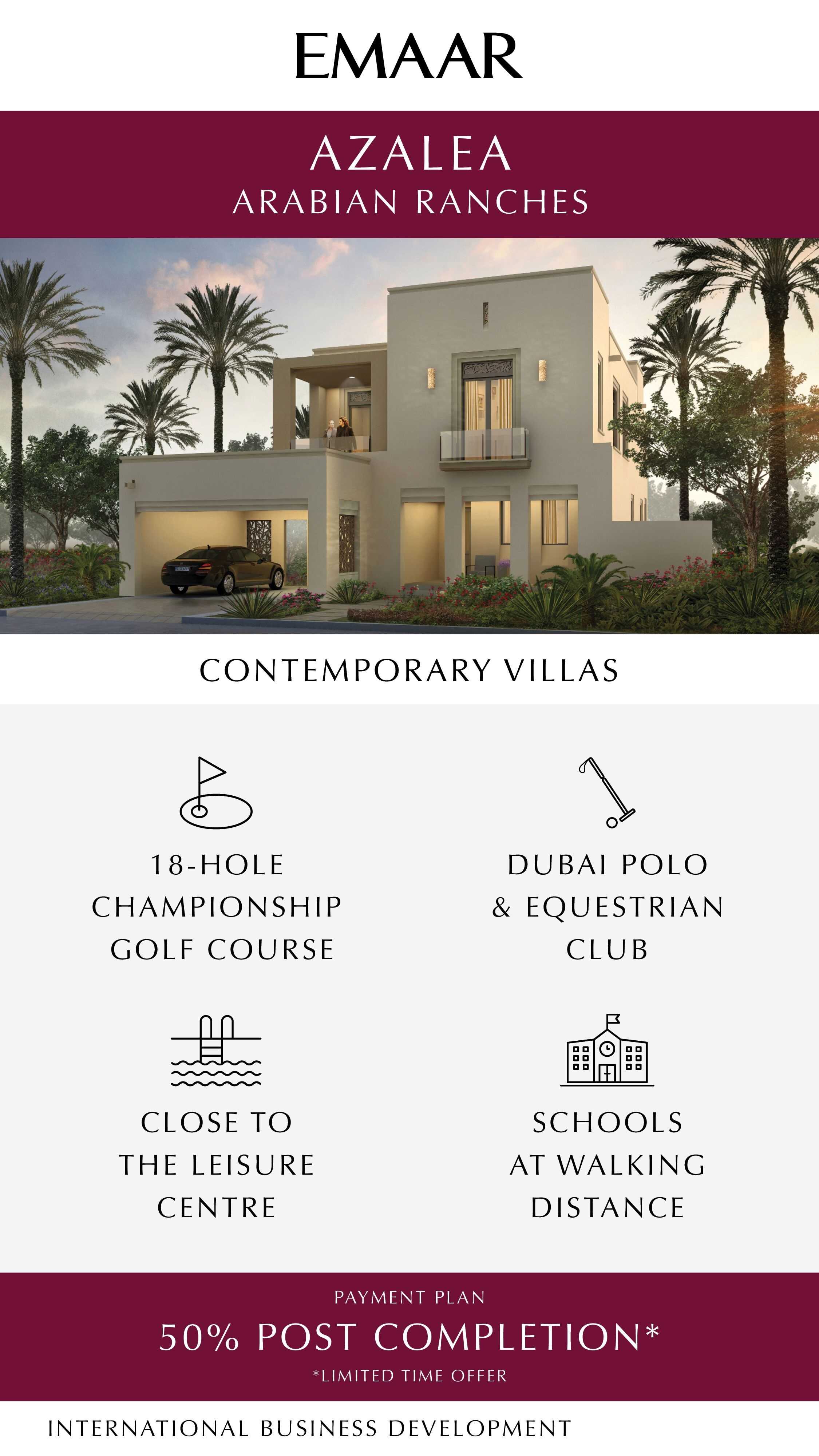 Azalea Villas by Emaar Properties at Arabian Ranches in Dubai