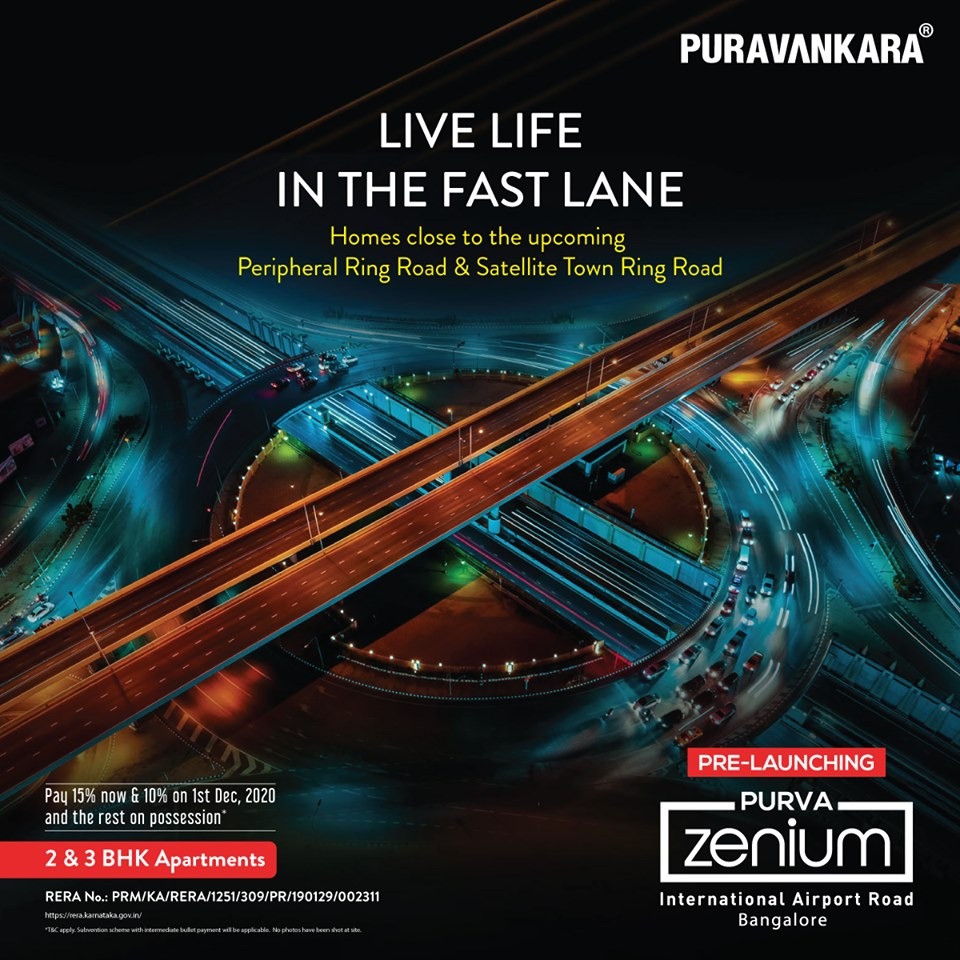 Purva Zenium offers closer connectivity  to Ring Road, Bangalore