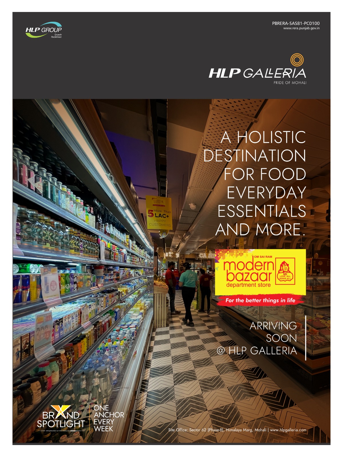 A one-stop destination for exclusive food products and grocery at HLP Galleria in Sector 62, Mohali