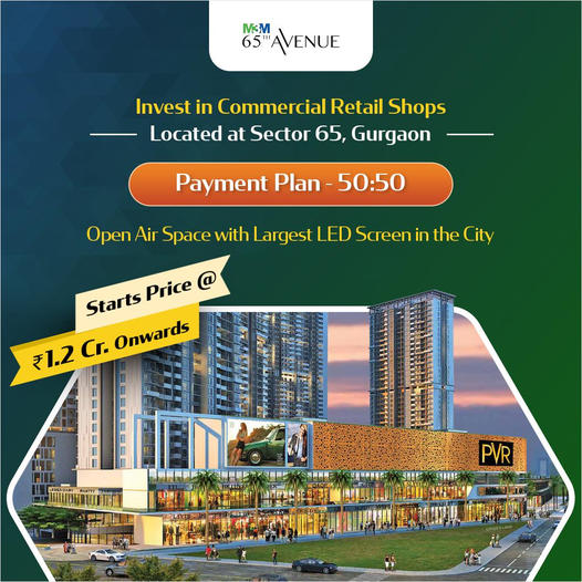 Get access to the best investment opportunities at M3M 65th Avenue, Gurgaon