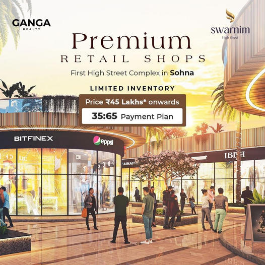 Limited inventory available at Ganga Swarnim, Sohna, South of Gurgaon Update