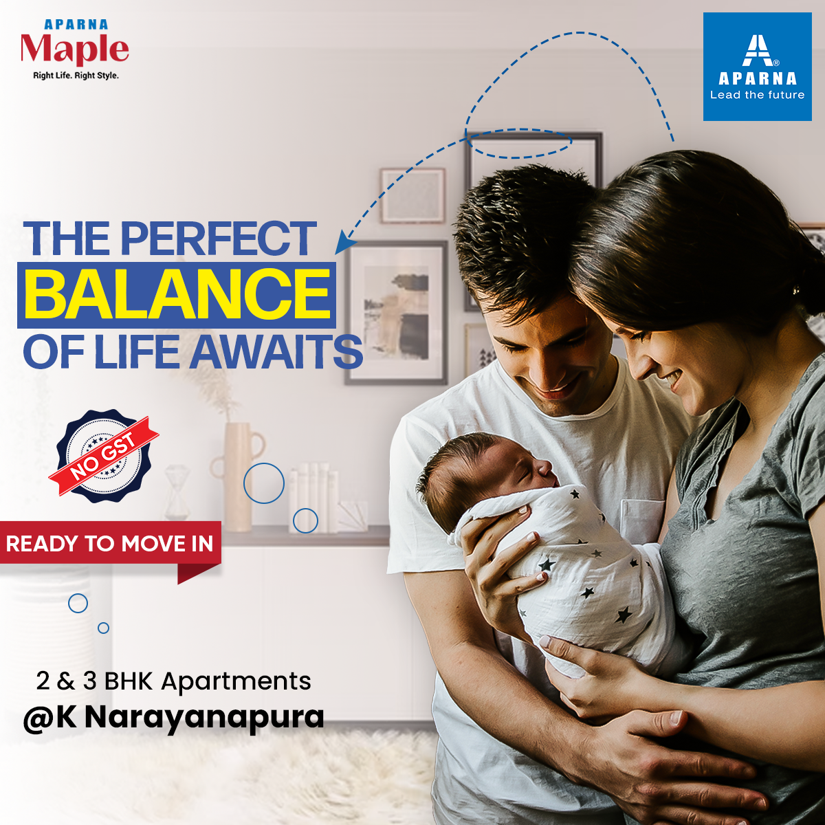 Ready to move in 2 and 3 BHK apartments at Aparna Maple in Bangalore Update
