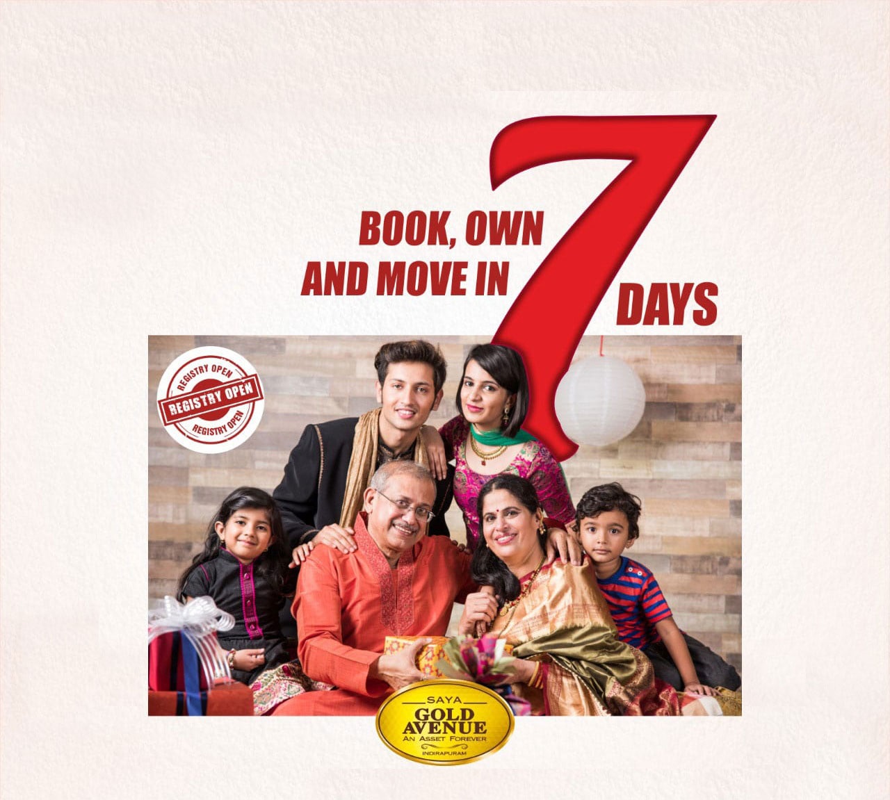 Book own and move in 7 days at Saya Gold Avenue in Indirapuram, Ghaziabad