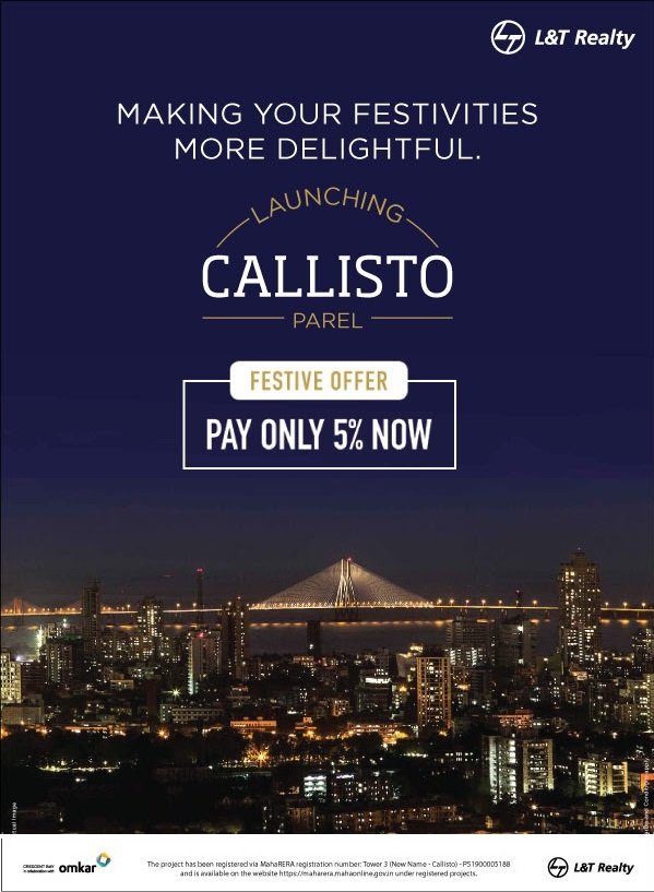 Festive offer pay only 5% now at L&T Callisto in Parel, Mumbai